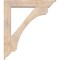 Ekena Millwork Legacy Traditional Smooth Bracket w/ Offset Brace, Douglas Fir, 7 1/2"W x 42"D x 48"H BKT0806X42X48LEC01SDF - alternate 2